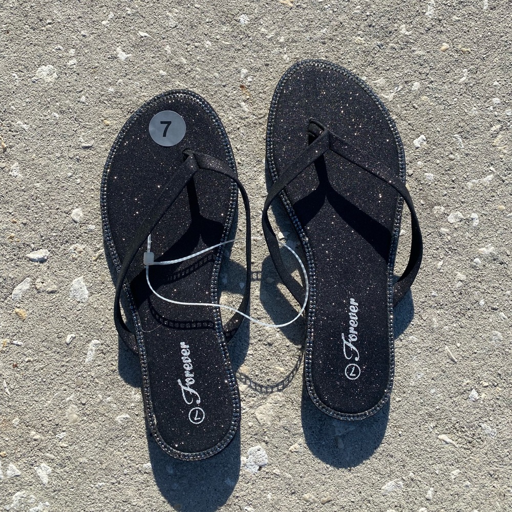Glittery sandals